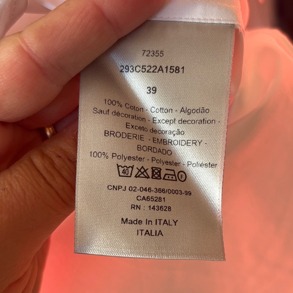 Never worn- Dior Men's Crisp White Dress Shirt - Picture 3 of 3